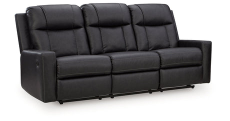 Mackmenville Carbon Reclining Sofa by Ashley at Eve Furniture