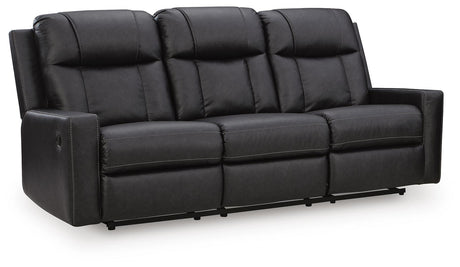 Mackmenville Carbon Reclining Sofa by Ashley at Eve Furniture