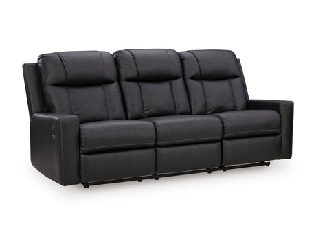 Mackmenville Carbon Reclining Sofa by Ashley at Eve Furniture