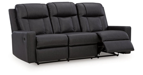 Mackmenville Carbon Reclining Sofa by Ashley at Eve Furniture