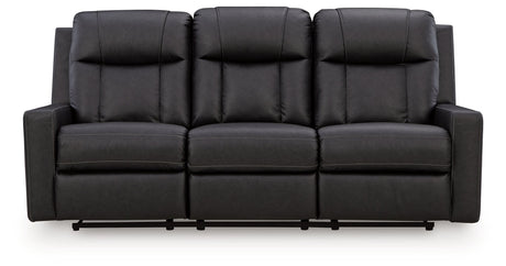 Mackmenville Carbon Reclining Sofa by Ashley at Eve Furniture