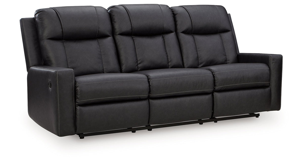 Mackmenville Carbon Reclining Sofa by ASHLEY FURNITURE at Eve Furniture