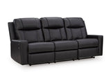 Mackmenville Carbon Reclining Sofa by ASHLEY FURNITURE at Eve Furniture