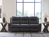 Mackmenville Carbon Reclining Sofa by ASHLEY FURNITURE at Eve Furniture