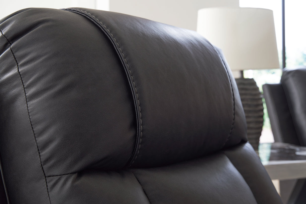 Mackmenville Carbon Reclining Sofa by ASHLEY FURNITURE at Eve Furniture