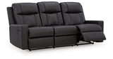 Mackmenville Carbon Reclining Sofa by ASHLEY FURNITURE at Eve Furniture
