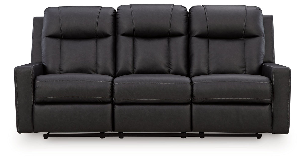 Mackmenville Carbon Reclining Sofa by ASHLEY FURNITURE at Eve Furniture