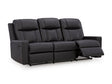 Mackmenville Carbon Reclining Sofa by ASHLEY FURNITURE at Eve Furniture