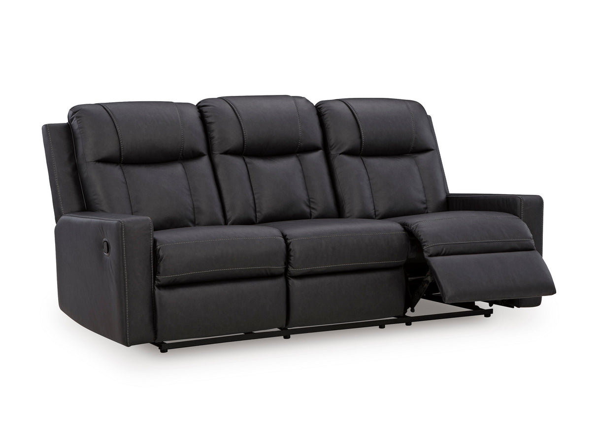 Mackmenville Carbon Reclining Sofa by ASHLEY FURNITURE at Eve Furniture