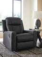 Mackmenville Carbon Zero Wall Recliner by Ashley at Eve Furniture