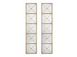 Macon Gold Wall Mirror by Crestview at Eve Furniture