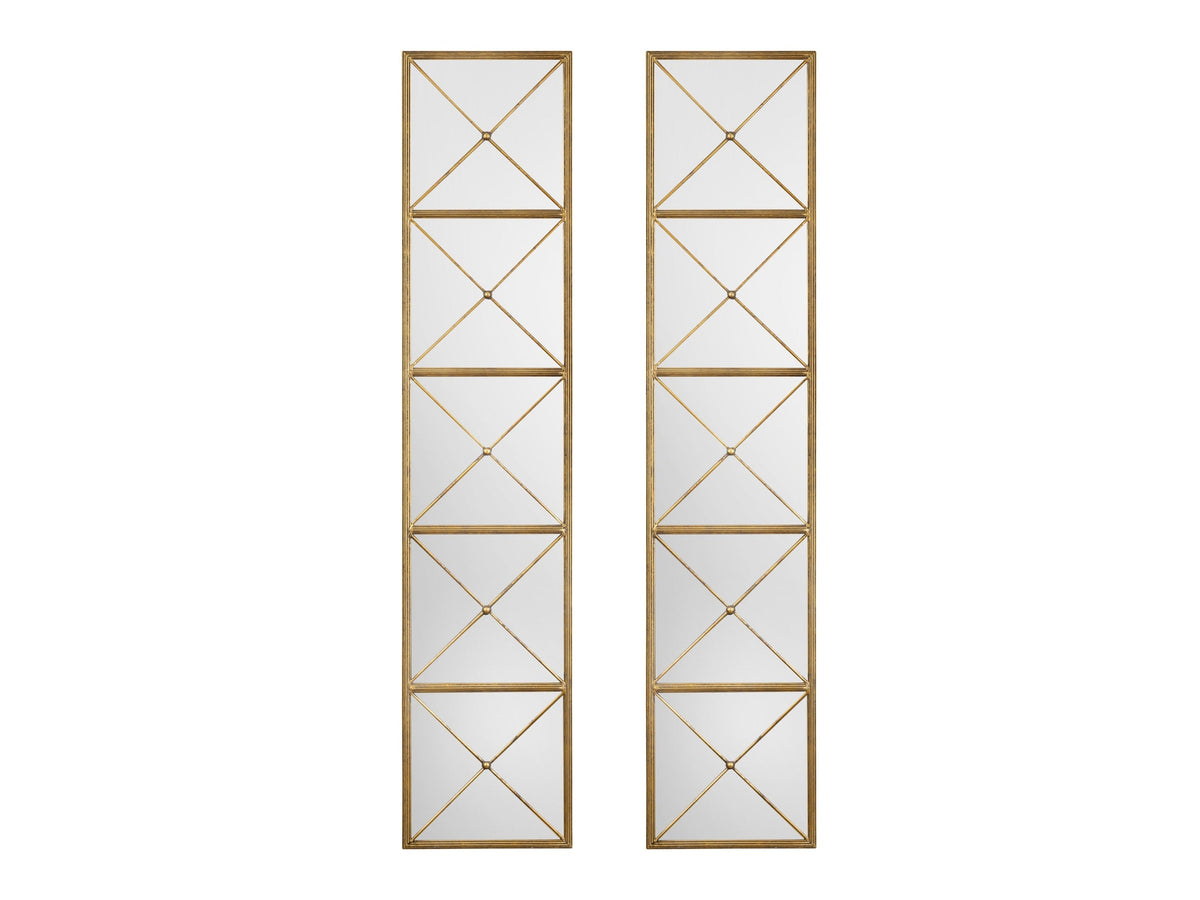 Macon Gold Wall Mirror by Crestview at Eve Furniture