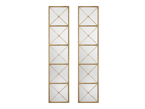 Macon Gold Wall Mirror by Crestview at Eve Furniture