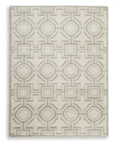 Maconville Ivory/Gray Medium Rug by Ashley at Eve Furniture