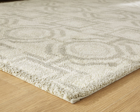 Maconville Ivory/Gray Medium Rug by Ashley at Eve Furniture