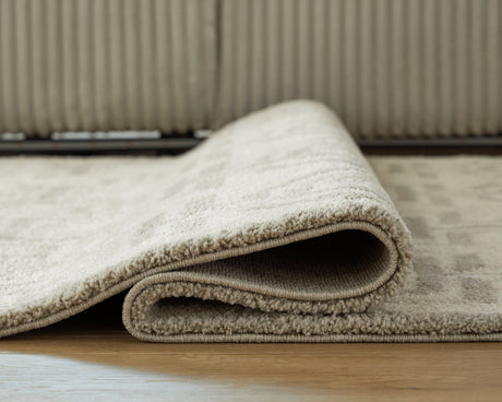 Maconville Ivory/Gray Medium Rug by Ashley at Eve Furniture