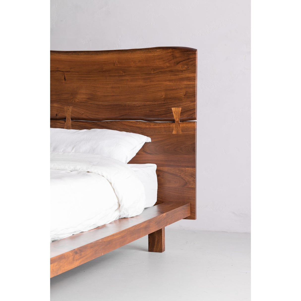 Madagascar Brown King Platform Bed by Moe's Home at Eve Furniture