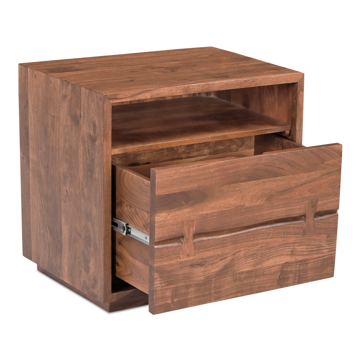 Madagascar Brown Nightstand by Moe's Home at Eve Furniture