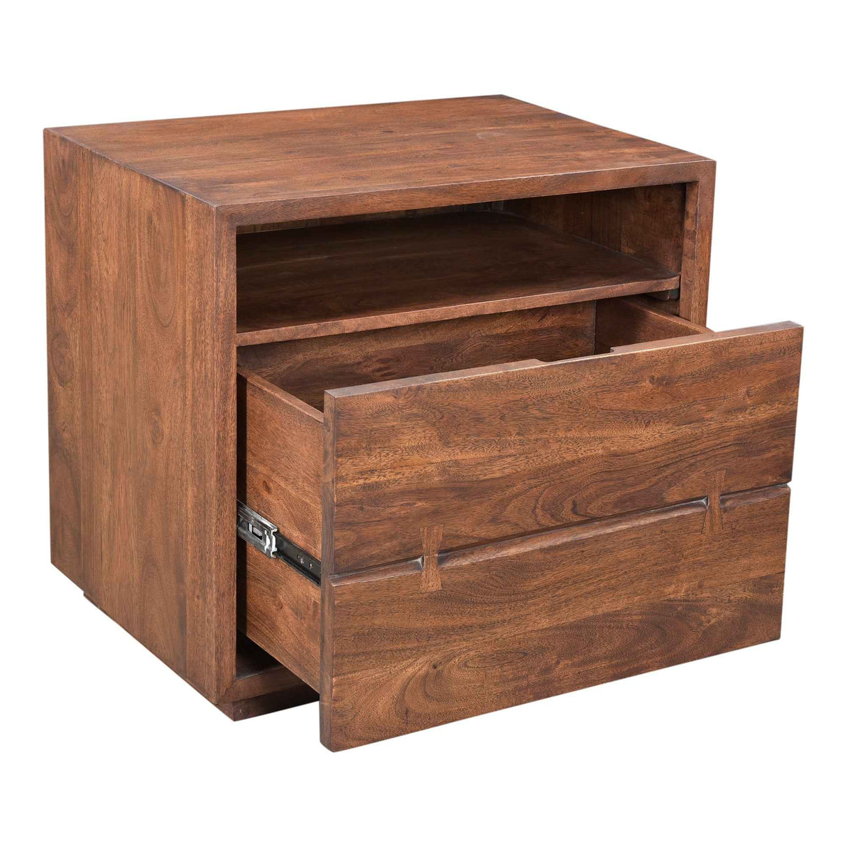 Madagascar Brown Nightstand by Moe's Home at Eve Furniture