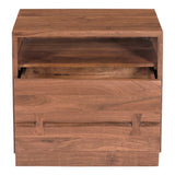 Madagascar Brown Nightstand by Moe's Home at Eve Furniture