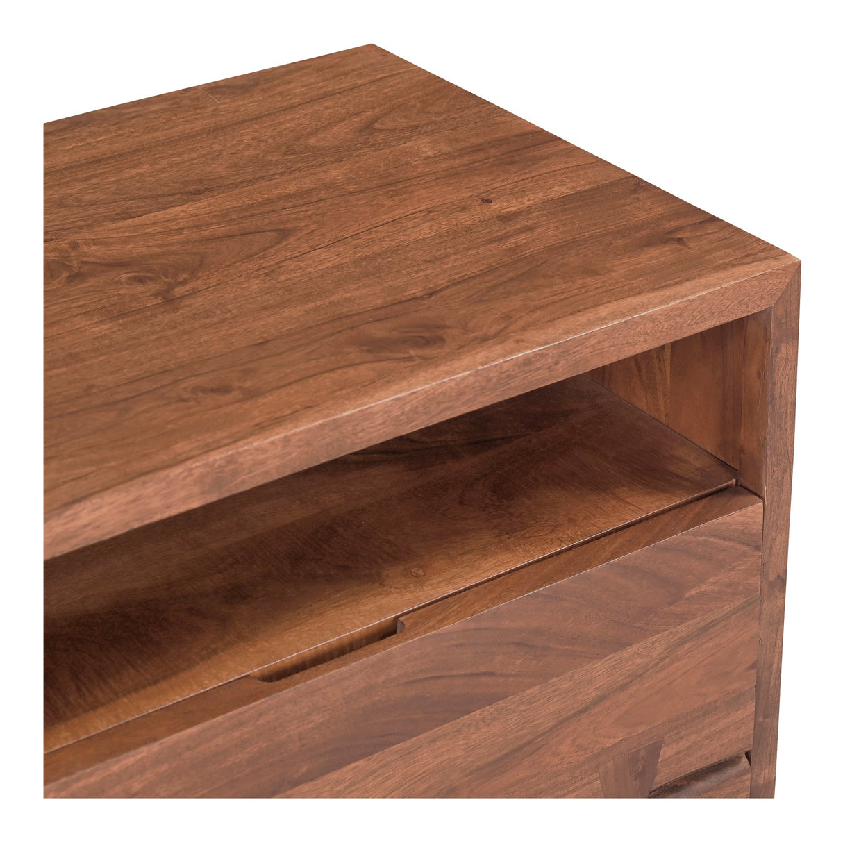 Madagascar Brown Nightstand by Moe's Home at Eve Furniture