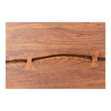 Madagascar Brown Queen Platform Bed by Moe's Home at Eve Furniture
