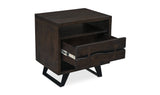Madagascar Nightstand Dark Brown by Moe's Home at Eve Furniture