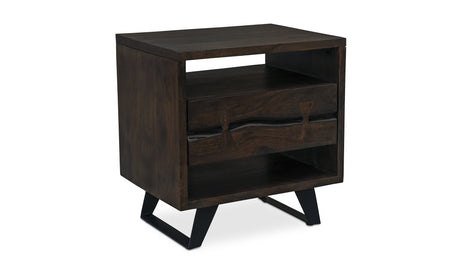 Madagascar Nightstand Dark Brown by Moe's Home at Eve Furniture