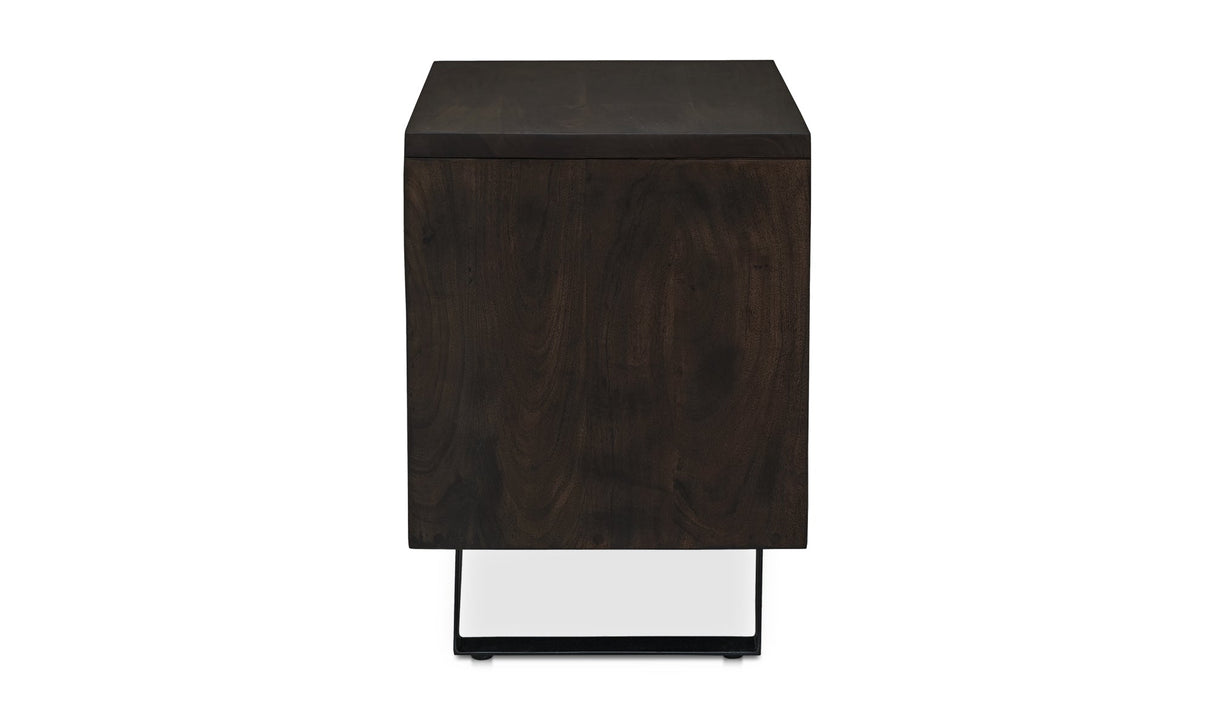 Madagascar Nightstand Dark Brown by Moe's Home at Eve Furniture
