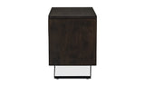 Madagascar Nightstand Dark Brown by Moe's Home at Eve Furniture