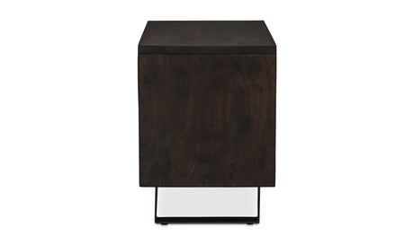 Madagascar Nightstand Dark Brown by Moe's Home at Eve Furniture
