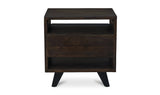 Madagascar Nightstand Dark Brown by Moe's Home at Eve Furniture