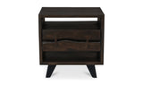Madagascar Nightstand Dark Brown by Moe's Home at Eve Furniture