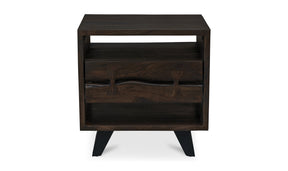Madagascar Nightstand Dark Brown by Moe's Home at Eve Furniture