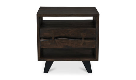 Madagascar Nightstand Dark Brown by Moe's Home at Eve Furniture