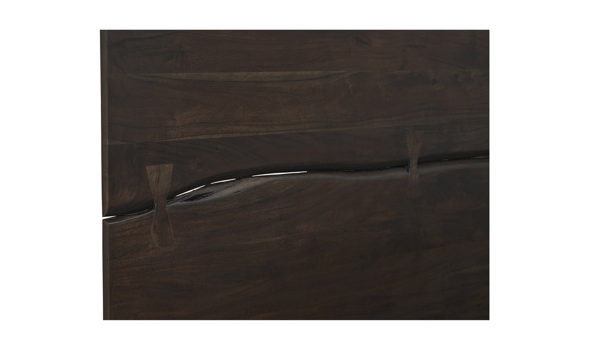 Madagascar Platform Bed Dark Brown by Moe's Home at Eve Furniture