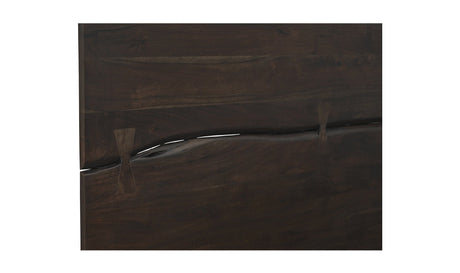 Madagascar Platform Bed Dark Brown by Moe's Home at Eve Furniture