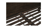 Madagascar Platform Bed Dark Brown by Moe's Home at Eve Furniture