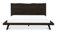 Madagascar Platform Bed Dark Brown by Moe's Home at Eve Furniture