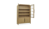 Maddie Cabinet Natural by Moe's Home at Eve Furniture