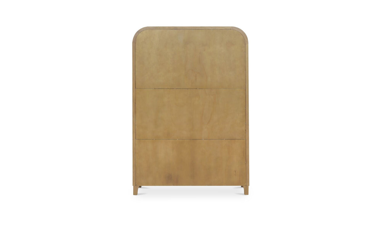 Maddie Cabinet Natural by Moe's Home at Eve Furniture