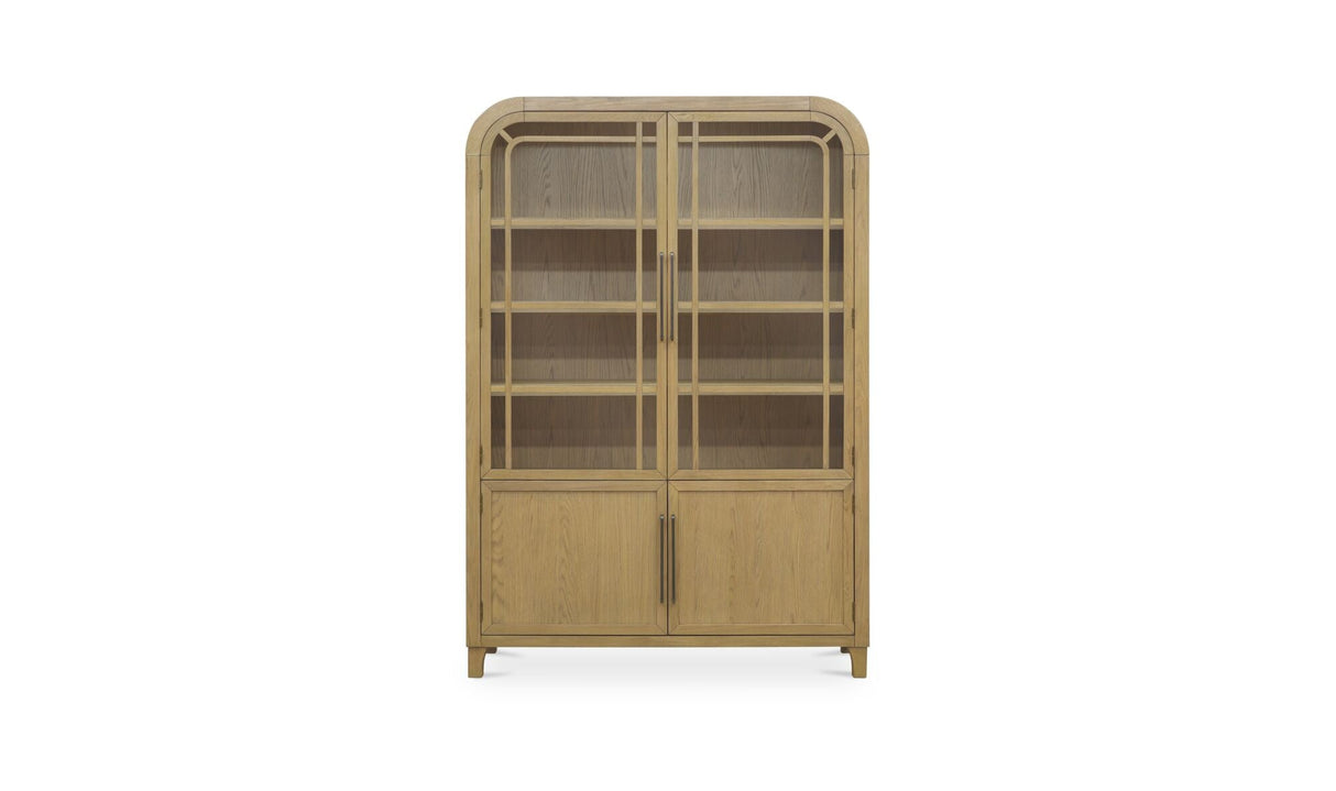 Maddie Cabinet Natural by Moe's Home at Eve Furniture