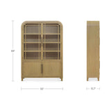 Maddie Natural Cabinet by Moe's Home at Eve Furniture