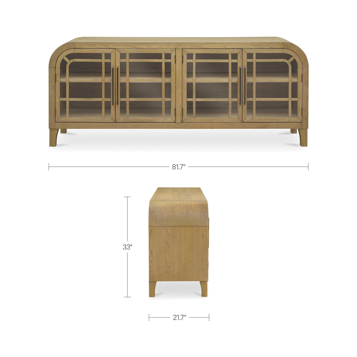 Maddie Natural Sideboard by MOES at Eve Furniture
