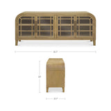 Maddie Natural Sideboard by Moe's Home at Eve Furniture