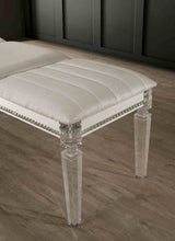 Maddie Pearl White Bench