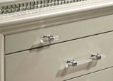 Maddie Pearl White California King Bed