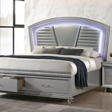 Maddie Silver Queen Bed by Furniture of America at Eve Furniture
