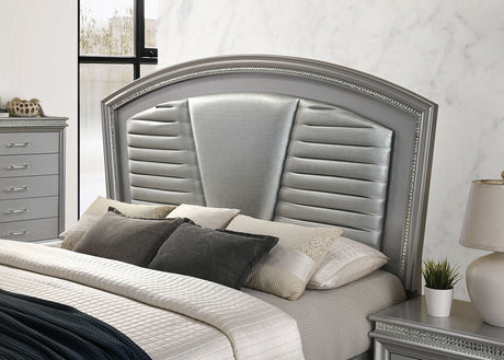 Maddie Silver Queen Bed by Furniture of America at Eve Furniture