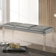 Maddie Silver Bench by Furniture of America at Eve Furniture